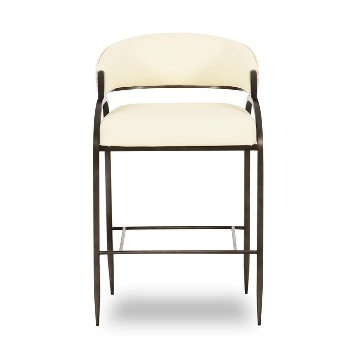 Tatum 2-Tone Performance Vegan Leather Counter Stool - Home And Beyond