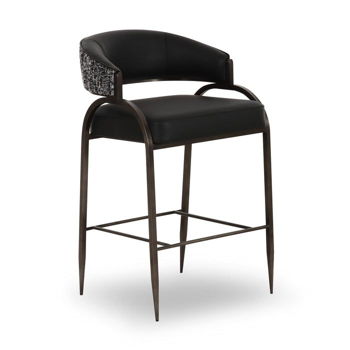 Tatum 2-Tone Performance Vegan Leather Counter Stool - Home And Beyond