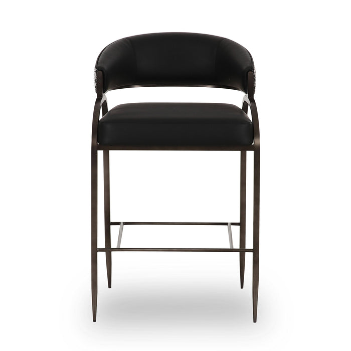 Tatum 2-Tone Performance Vegan Leather Counter Stool - Home And Beyond