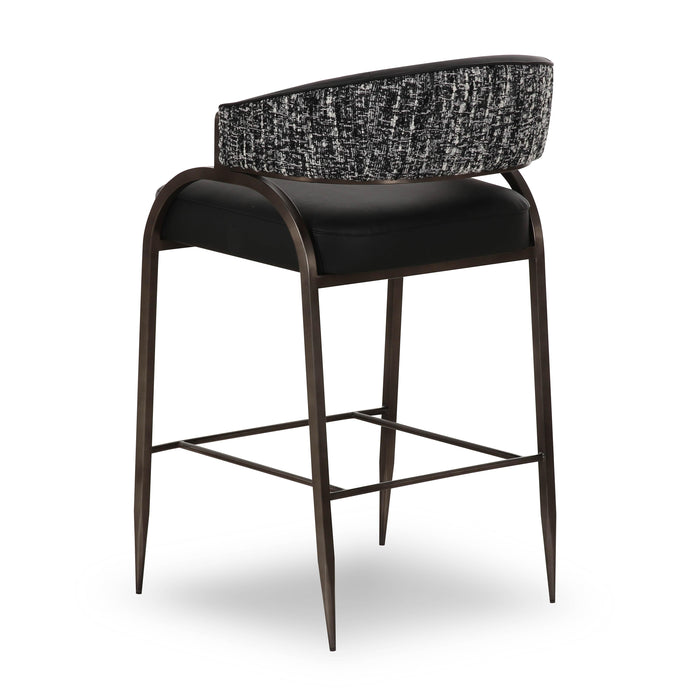Tatum 2-Tone Performance Vegan Leather Counter Stool - Home And Beyond