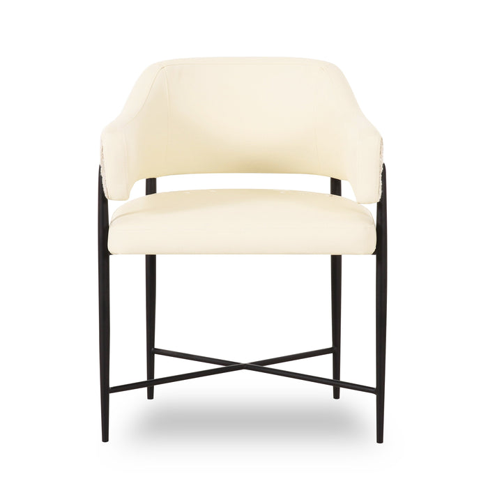 Sezanne 2-Tone Performance Vegan Leather Dining Chair - Home And Beyond