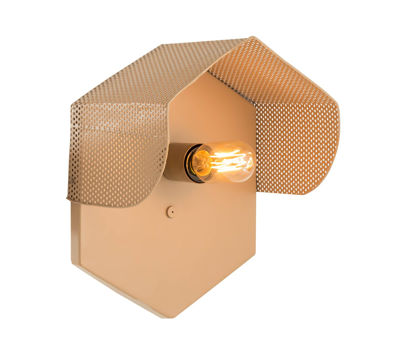 Mokhtar Tan Hexagon Wall Sconce - Home And Beyond