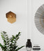 Mokhtar Tan Hexagon Wall Sconce - Home And Beyond