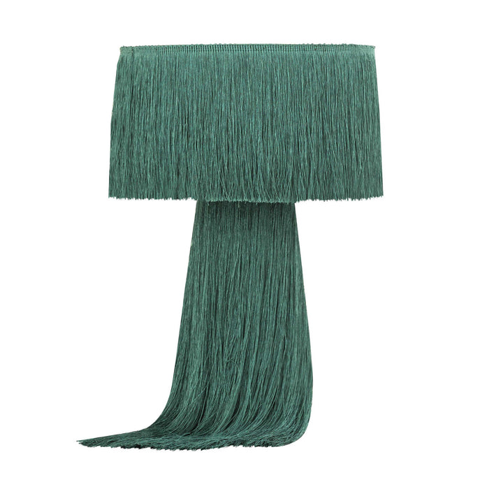 Atolla Emerald Tassel Table Lamp - UK - Home And Beyond