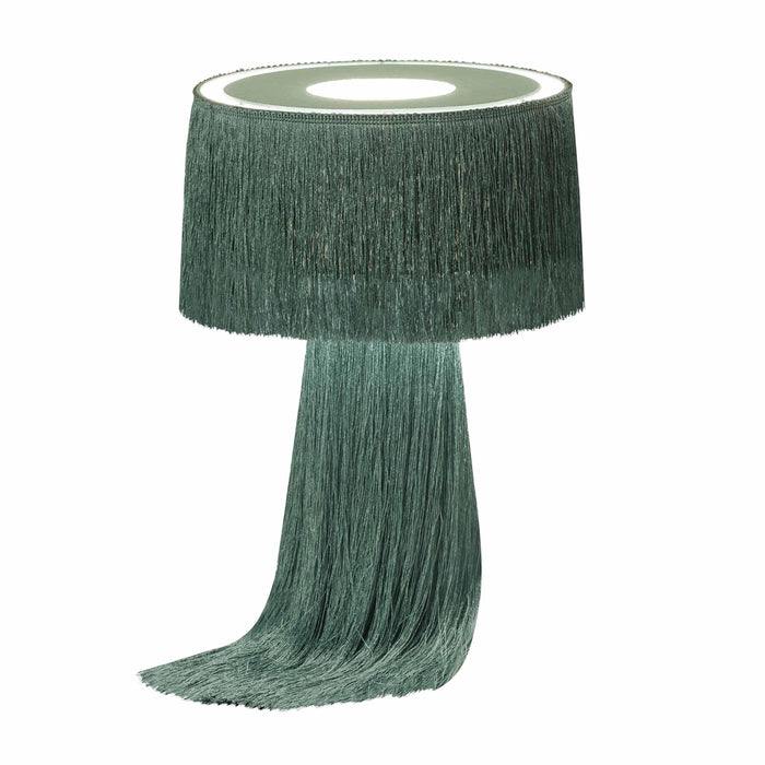 Atolla Emerald Tassel Table Lamp - UK - Home And Beyond