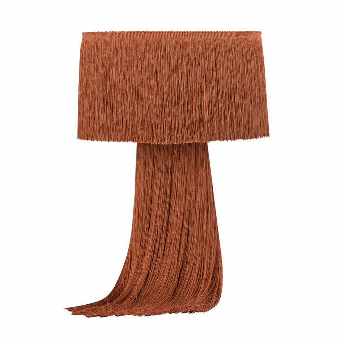 Atolla Brick Tassel Table Lamp - UK - Home And Beyond