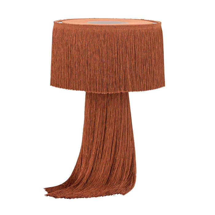 Atolla Brick Tassel Table Lamp - UK - Home And Beyond