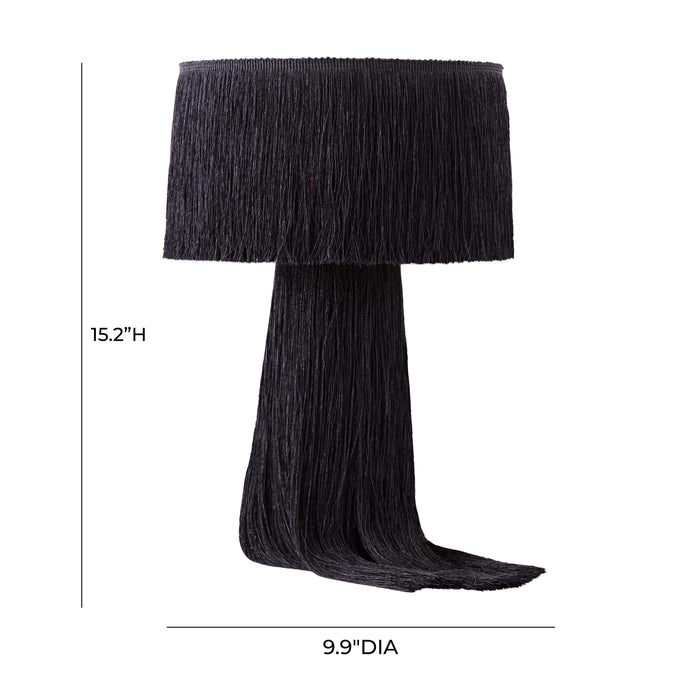 Atolla Black Tassel Table Lamp - UK - Home And Beyond