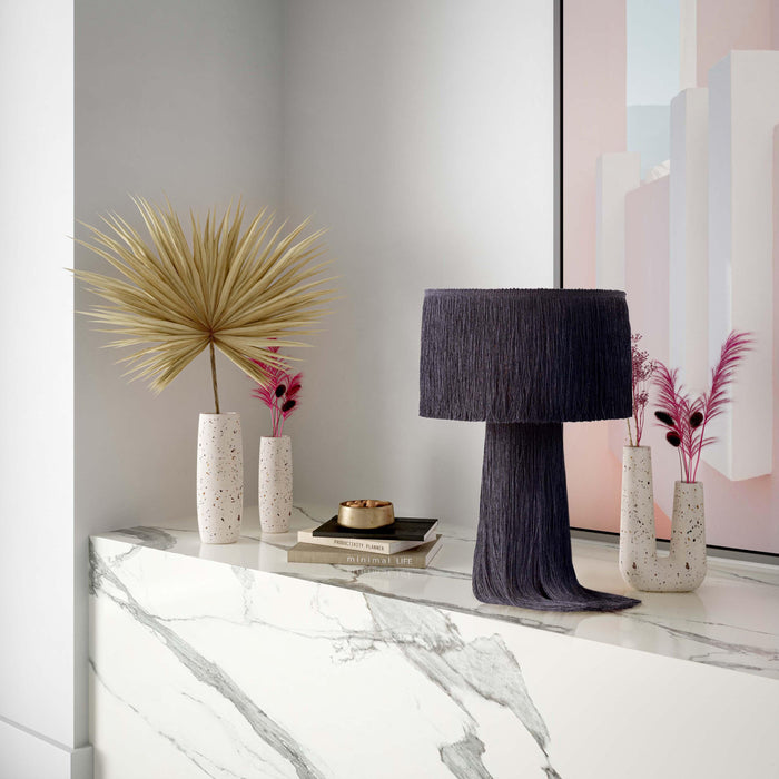 Atolla Black Tassel Table Lamp - UK - Home And Beyond