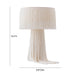 Atolla Cream Tassel Table Lamp - UK - Home And Beyond