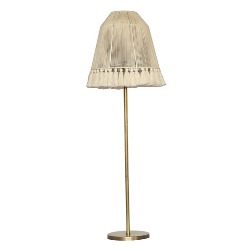 June White Medium Floor Lamp 9 - Home And Beyond