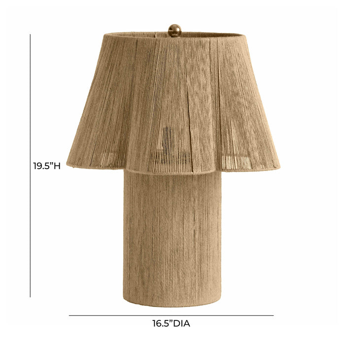 Corrine Natural Jute Table Lamp - Home And Beyond