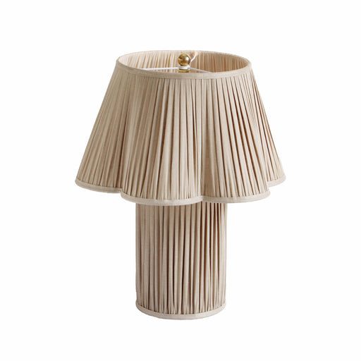 Corrine Beige Linen Table Lamp - Home And Beyond
