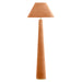 Graham Terracotta Velvet Floor Lamp - Home And Beyond