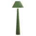 Graham Moss Green Velvet Floor Lamp - Home And Beyond