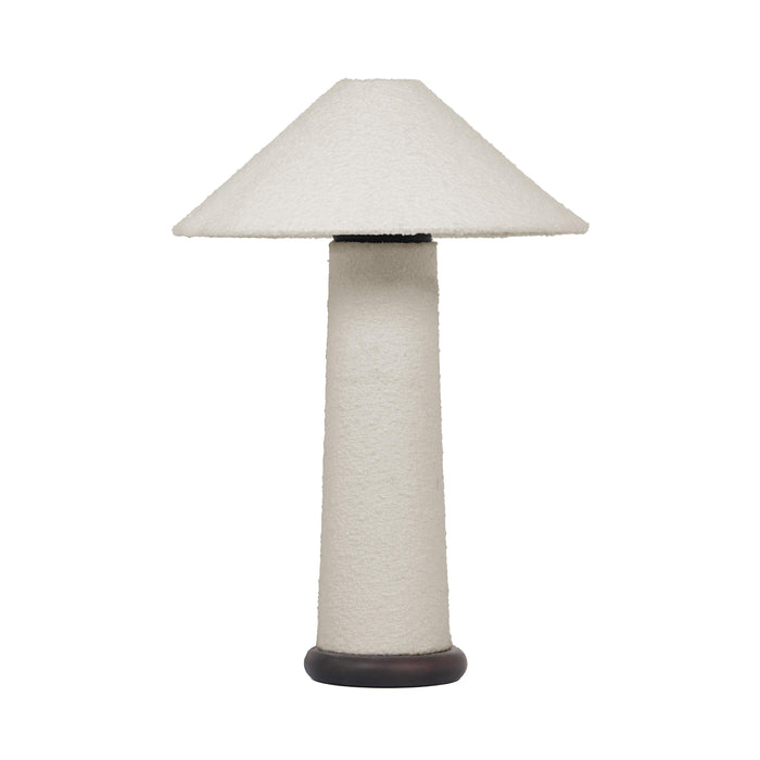 Faith White Boucle Table Lamp - Home And Beyond