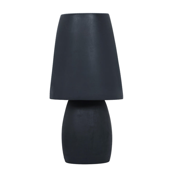 Porcini Blue Terracotta Table Lamp - Home And Beyond