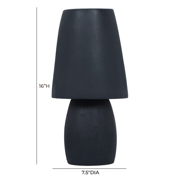 Porcini Blue Terracotta Table Lamp - Home And Beyond