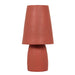 Porcini Red Terracotta Table Lamp - Home And Beyond