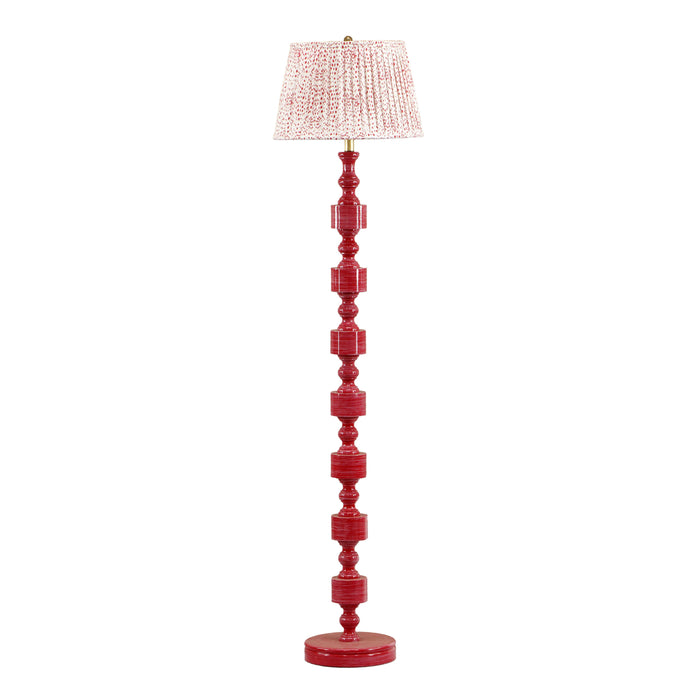 Peggy Pink Spotted Floor Lamp - Home And Beyond