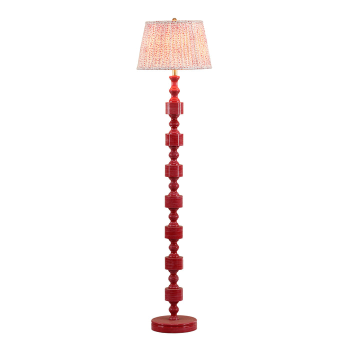 Peggy Pink Spotted Floor Lamp - Home And Beyond