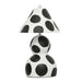 Lerici Black and White Papier Mache Table Lamp - Home And Beyond