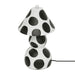Lerici Black and White Papier Mache Table Lamp - Home And Beyond