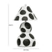 Lerici Black and White Papier Mache Table Lamp - Home And Beyond