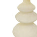Cream Cotton Mache Table Lamp - Home And Beyond