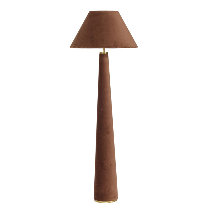 Graham Velvet Floor Lamp - Home And Beyond