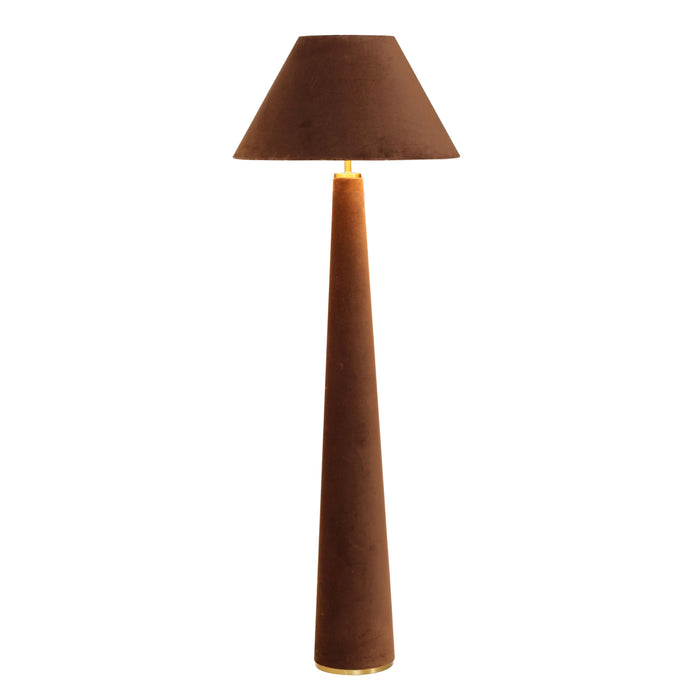 Graham Velvet Floor Lamp - Home And Beyond
