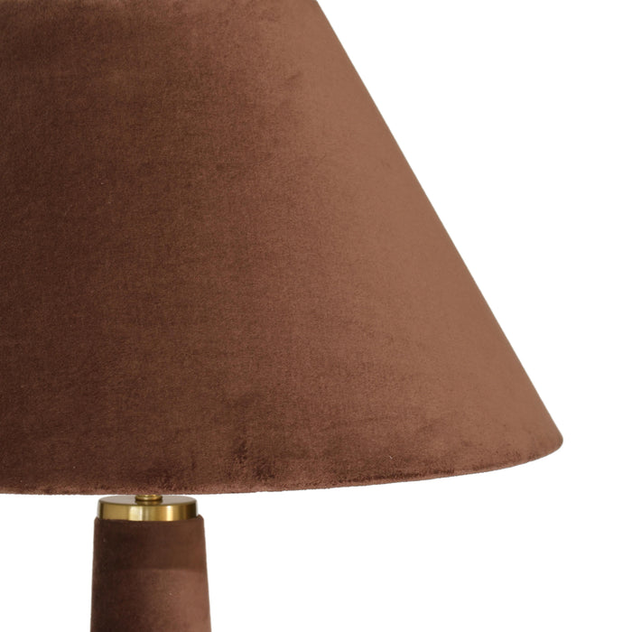 Graham Velvet Floor Lamp - Home And Beyond