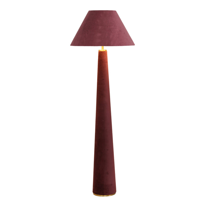 Graham Velvet Floor Lamp - Home And Beyond