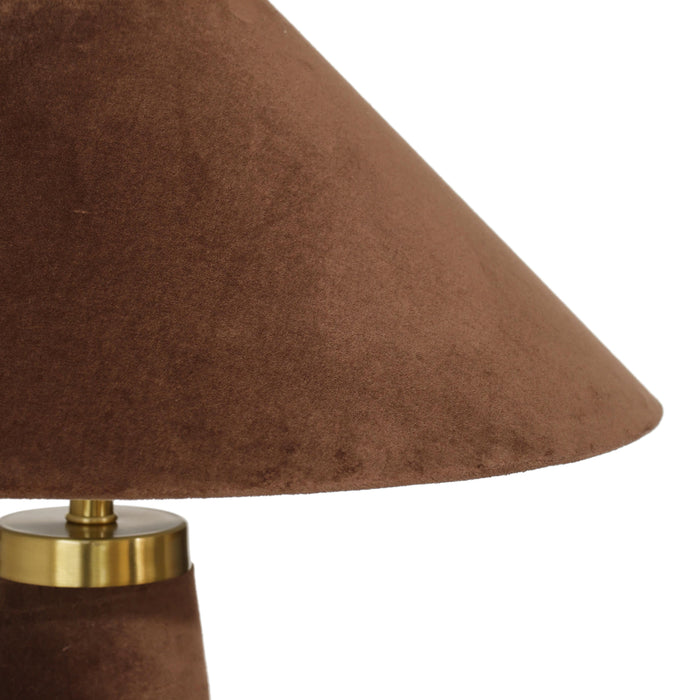 Graham Velvet Table Lamp - Home And Beyond