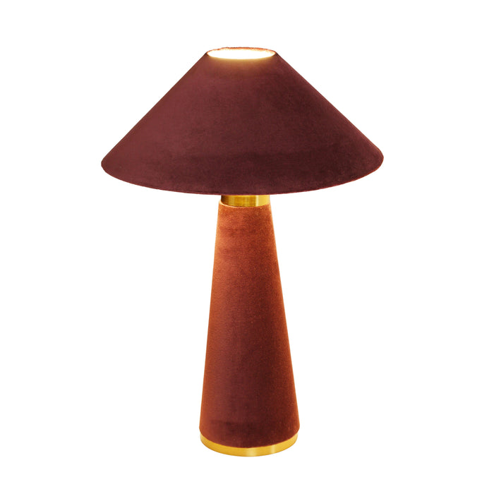 Graham Velvet Table Lamp - Home And Beyond