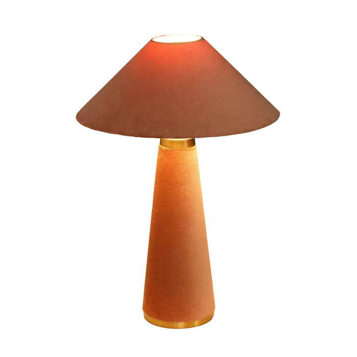 Graham Velvet Table Lamp - Home And Beyond