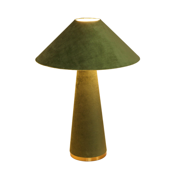 Graham Velvet Table Lamp - Home And Beyond