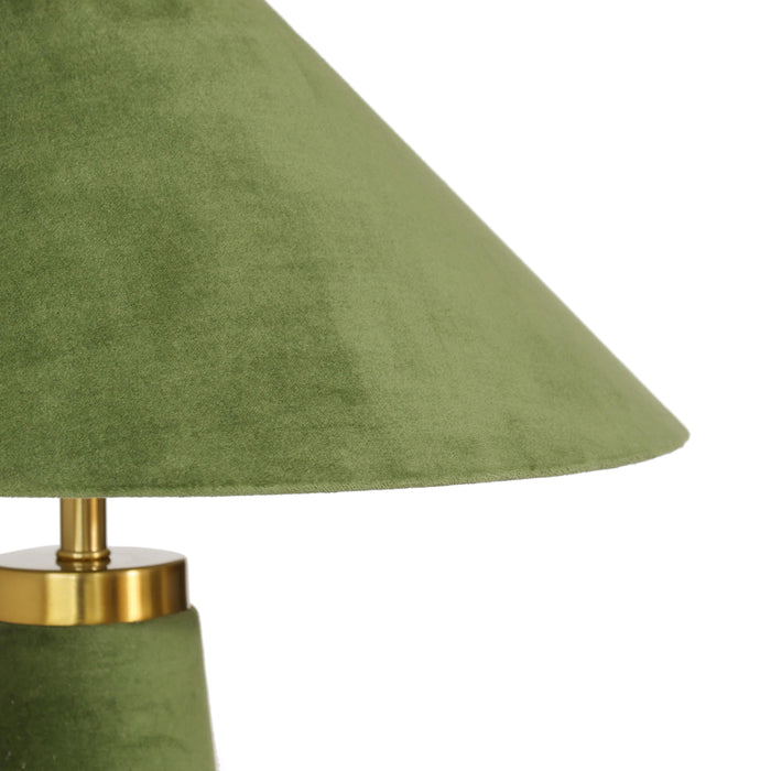 Graham Velvet Table Lamp - Home And Beyond