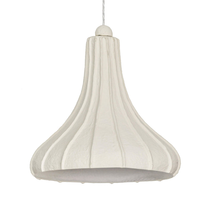 Looma Cotton Mache Pendant Lamp - Home And Beyond