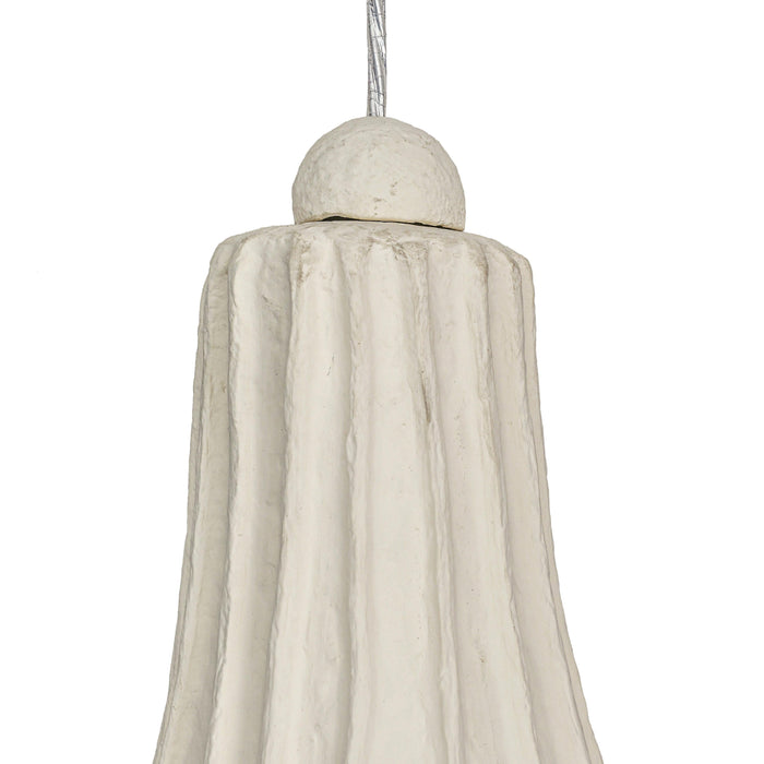 Looma Cotton Mache Pendant Lamp - Home And Beyond