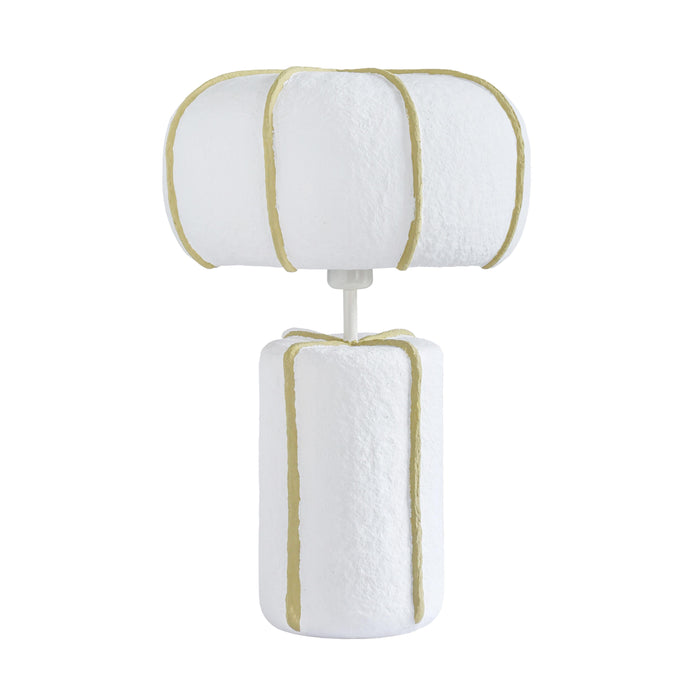 Looma Cotton Mache Table Lamp - Home And Beyond