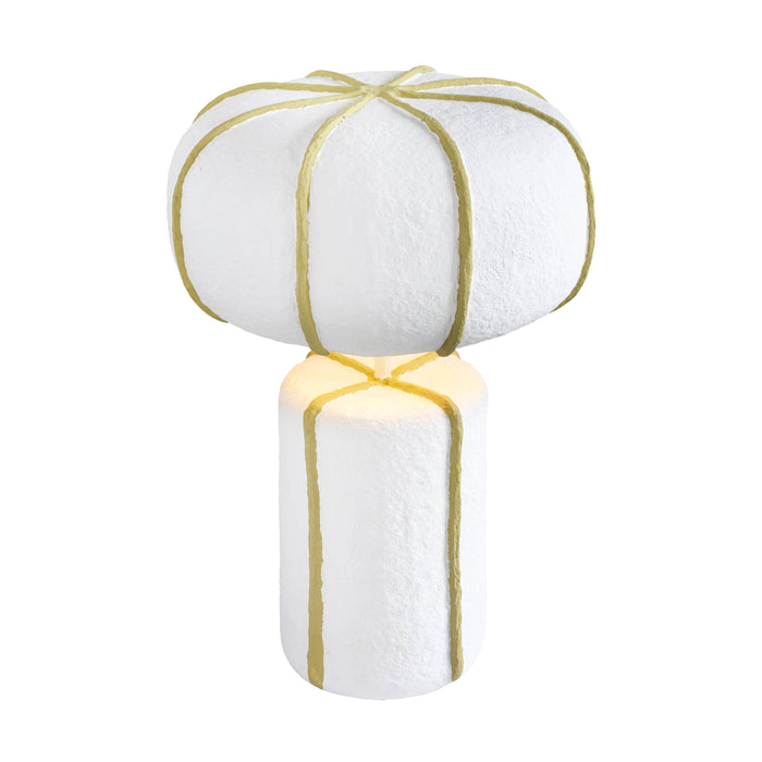 Looma Cotton Mache Table Lamp - Home And Beyond