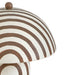 Maiori Striped Papier Mache Table Lamp - Home And Beyond