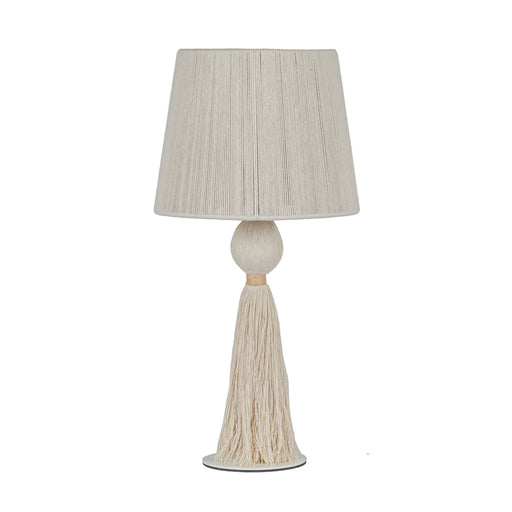 Samba White Cotton Table Lamp - Home And Beyond