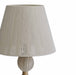Samba White Cotton Table Lamp - Home And Beyond