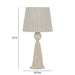 Samba White Cotton Table Lamp - Home And Beyond