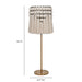 Tutu Cream Cotton Tasseled Floor Lamp - Home And Beyond