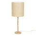 Lamia Natural Burl and Raffia Contract-Grade Table Lamp - Home And Beyond