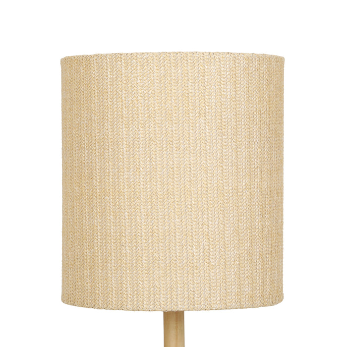 Lamia Natural Burl and Raffia Contract-Grade Table Lamp - Home And Beyond