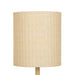 Lamia Natural Burl and Raffia Contract-Grade Table Lamp - Home And Beyond